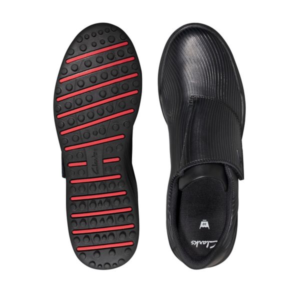 Clarks Girls Circuit Swift Youth Trainers Black | CA-4765132